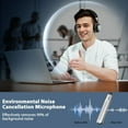 thumbnail image 3 of Wantek Over-ear Wireless Headphones with Noise-Canceling Microphone for Truck Drivers, Online Meetings, 3 of 8