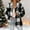 Black, variant on ZunFeo Fleece Jacket for Women Fall Winter Plush Hooded Jacket Warm Plaid Lightweight Faux Fur Cardigan Blue S