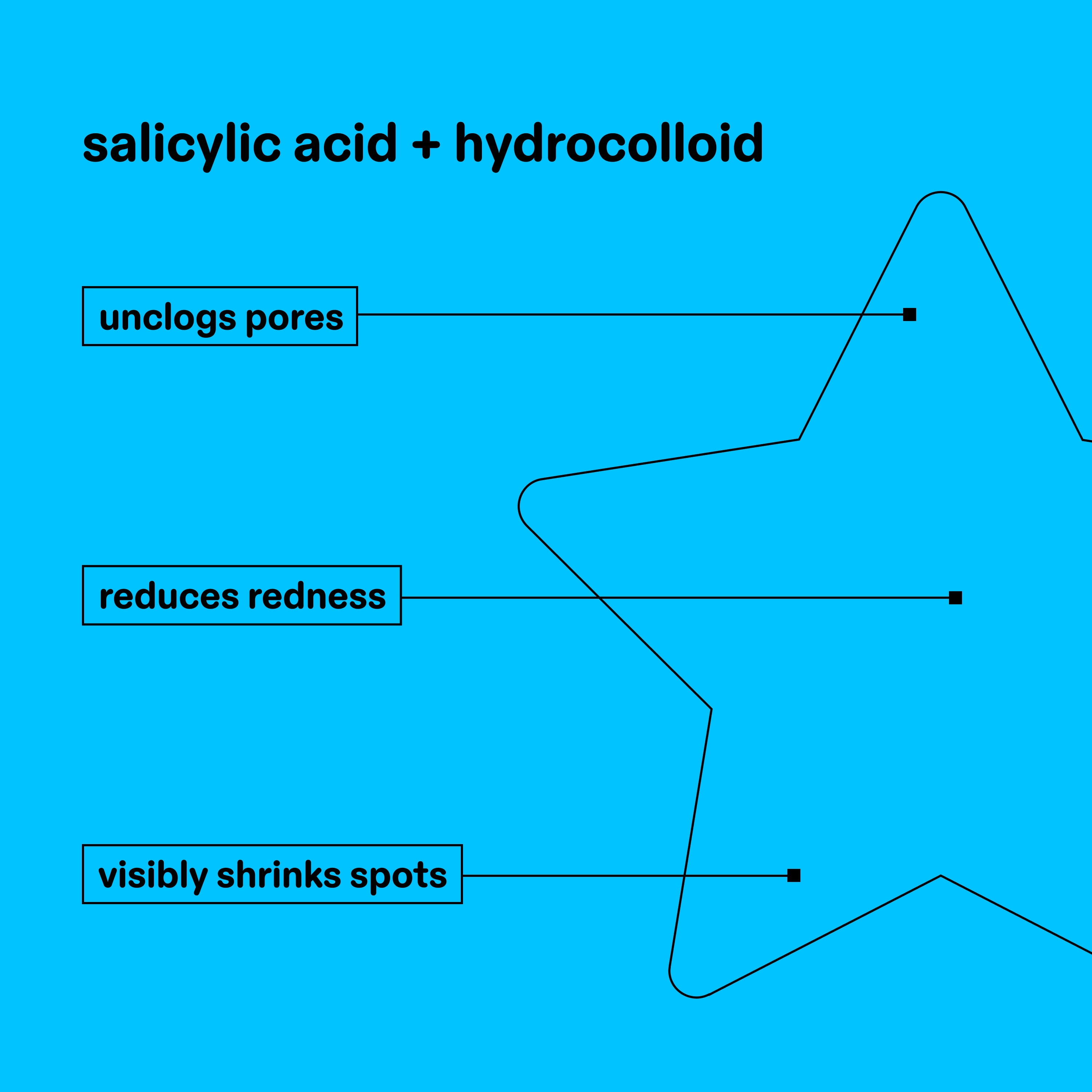 Starface Hydro-Star® + Salicylic Acid Patches - 64 Count