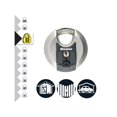 thumbnail image 2 of Master Lock Excell Stainless Steel Discus Padlock, 2 of 7