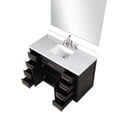 thumbnail image 5 of Abbey 48" W Black Oak Vanity, Cultured Marble, Faucet Set and 46" Mirror, 5 of 11