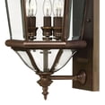 thumbnail image 6 of 2454CB Hinkley Lighting Augusta Brass Outdoor Lantern Fixture, 6 of 15