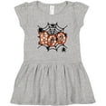 thumbnail image 3 of Inktastic Halloween Boo with Spiders in Web Girls Toddler Dress, 3 of 5