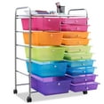 thumbnail image 3 of Topbuy Rolling 15-Drawer Organizer Cart,Rolling cart/W Wheels, 3 of 7