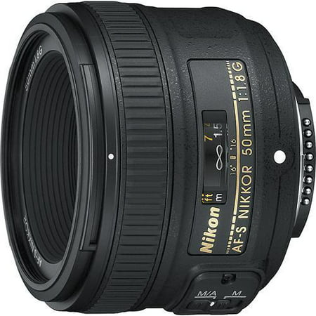 Nikon AF-S NIKKOR 50mm f/1.8G Fixed Focal Length (Best Prime Lens For Nikon D90)