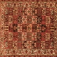 thumbnail image 1 of Ahgly Company Indoor Square Persian Orange Traditional Area Rugs, 4' Square, 1 of 1