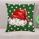 thumbnail image 1 of Funda de almohada de Navidad Protector decorativo cuadrado fundas de almohada funda de almohada sofá funda de almohada para estudio hogar vacaciones estilo A BLESIY Fundas de almohada de Navidad, 1 of 7