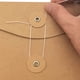 thumbnail image 4 of 10 piezas A4 Kraft String Envelope Carpetas de archivos Organizador para proyectos | Contratos | Facturas | Bolsillos para documentos de reuniones Suministros de oficina (Versión horizontal A4) Namotu CZBG-XM144-4, 4 of 6