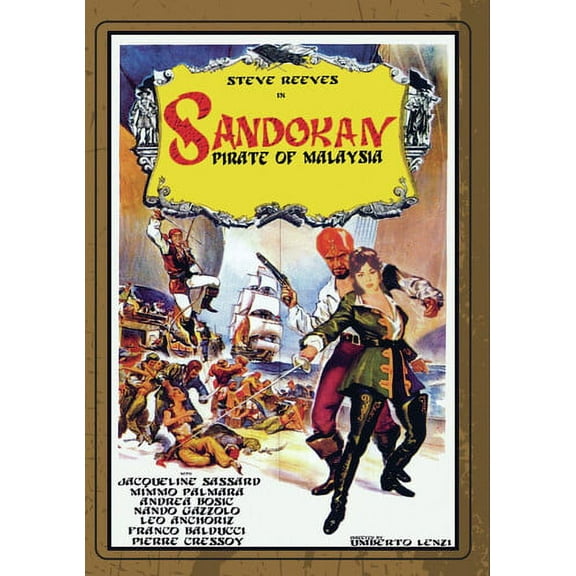 Sandokan, Pirate Of Malaysia (DVD), Sinister Cinema, Action & Adventure