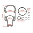thumbnail image 2 of 94996Q2 Bell Housing Installation Gasket Kit,Outdrive Sterndrive Mounting Gasket For Drives ,Long Lasting, 2 of 6