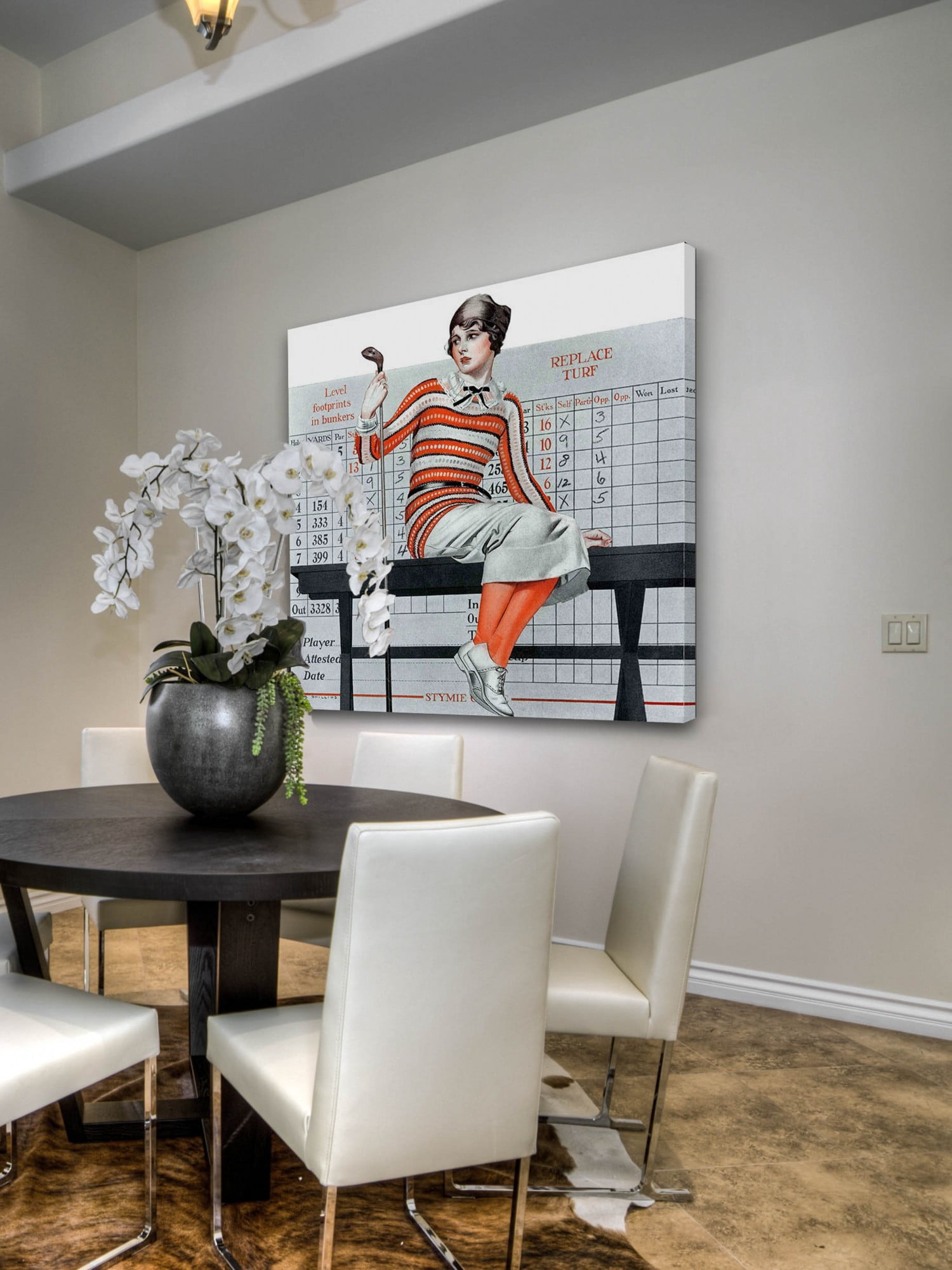 Marmont Hill Novice Golfer by Coles Phillips Painting Print on Canvas