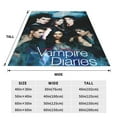 The Vampire Diaries Blankets Flannel Fleece Warm Soft Throw Blanket For