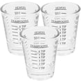 thumbnail image 1 of 3Pcs Coffee Drinking Glasses Kitchen Milk Measuring Cups Water Cups with Scale, 1 of 9