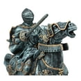 thumbnail image 5 of Ebros Medieval Jousting Suit Of Armor Knight On Cavalry Horse Statue 11"Tall, 5 of 5