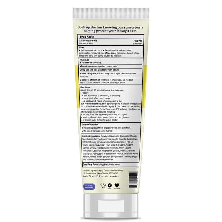 Hello Bello Baby Mineral Sunscreen Lotion SPF 50, 3 oz photo 8