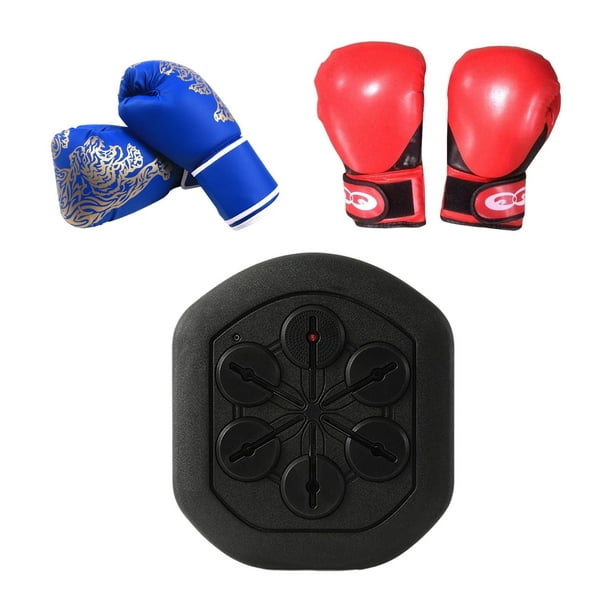 Musique Machine à boxer Sac de boxe Boxe Mur Cible Gants de boxe Sports  Gants de boxe pour adultes