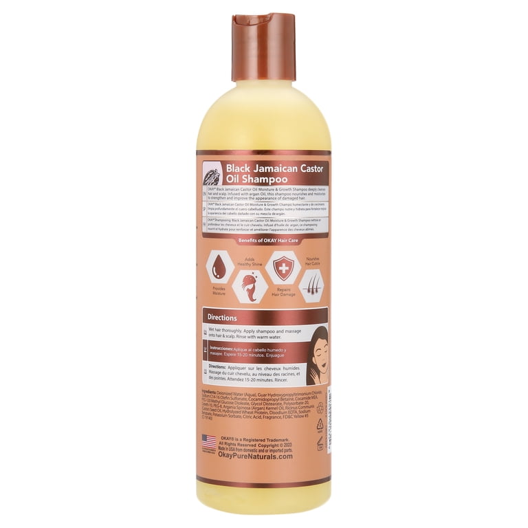 OKAY Pure Naturals Black Jamaican Castor Oil Shampoo photo 5