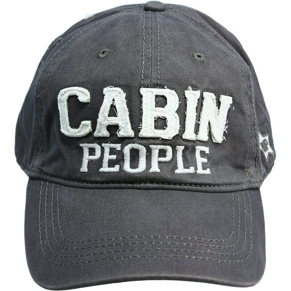 Cabin People - Dark Gray Adjustable Hat