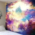 thumbnail image 2 of Tapiz de Navidad de color, colcha de habitación Hippie, manta para colgar en la pared, 11 Feliz Sencillez, 2 of 3
