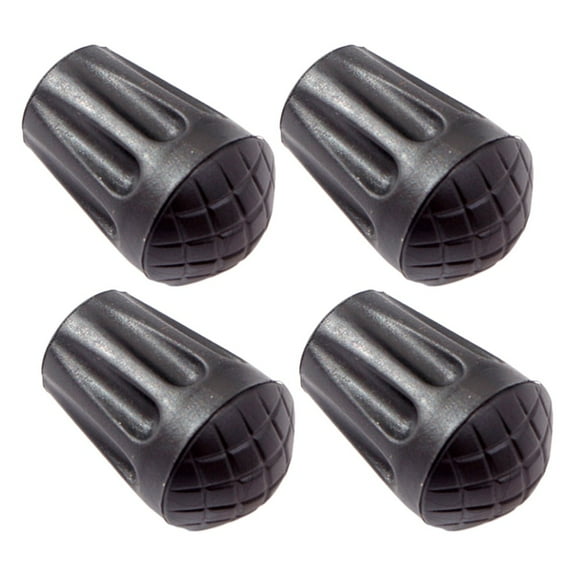MLINS Black Rubber Trekking Pole Tips for Protection Use Durable Lightweight Fit Most Poles 1 1cm Hole Diameter