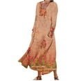 thumbnail image 2 of JUNWELL Robes Grande Taille pour Femmes Robes d'Été Imprimées Manches Longues Col Rond Robes avec Poche jusqu'à 65 % de Réduction, 2 of 5