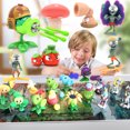 thumbnail image 4 of 1 pieza PVZ PLANTS VS ZOMBIES 2 Peashooter Gatling Pea Shooter PVC figura de acción modelo de juguete muñecas de tiro juguete niños regalos para niños, 4 of 5
