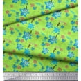 thumbnail image 3 of Soimoi polyester Crepe Fabric Leaves & Floral Print Fabric by Yard 42 Inch Wide, 3 of 5