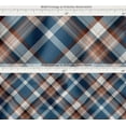 thumbnail image 4 of Soimoi Printed Waterproof Taffeta Fabric - Blue Check Print | 56" Wide | For Outdoor Cushions, Awnings, Table Covers & Upholstery Projects, By The Yard, 4 of 7