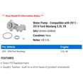 thumbnail image 2 of Water Pump - Compatible with 2011 - 2014 Ford Mustang 5.0L V8 2012 2013, 2 of 2