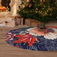 thumbnail image 6 of Yiaed Paisley2 Print Christmas Tree Skirt , Tree SkirtsTree Mat for Christmas Winter Holiday Indoor Decorations-48", 6 of 7