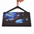 thumbnail image 3 of Dteck Galaxy Tab A 10.1 2016 Case PU Leather Wallet Auto Sleep/Wake Magnetic Slim Fit Folio Shock Absorption Case Cover for Samsung Galaxy Tab A 10.1(SM-T580/T585), Flower & Butterfly, 3 of 9