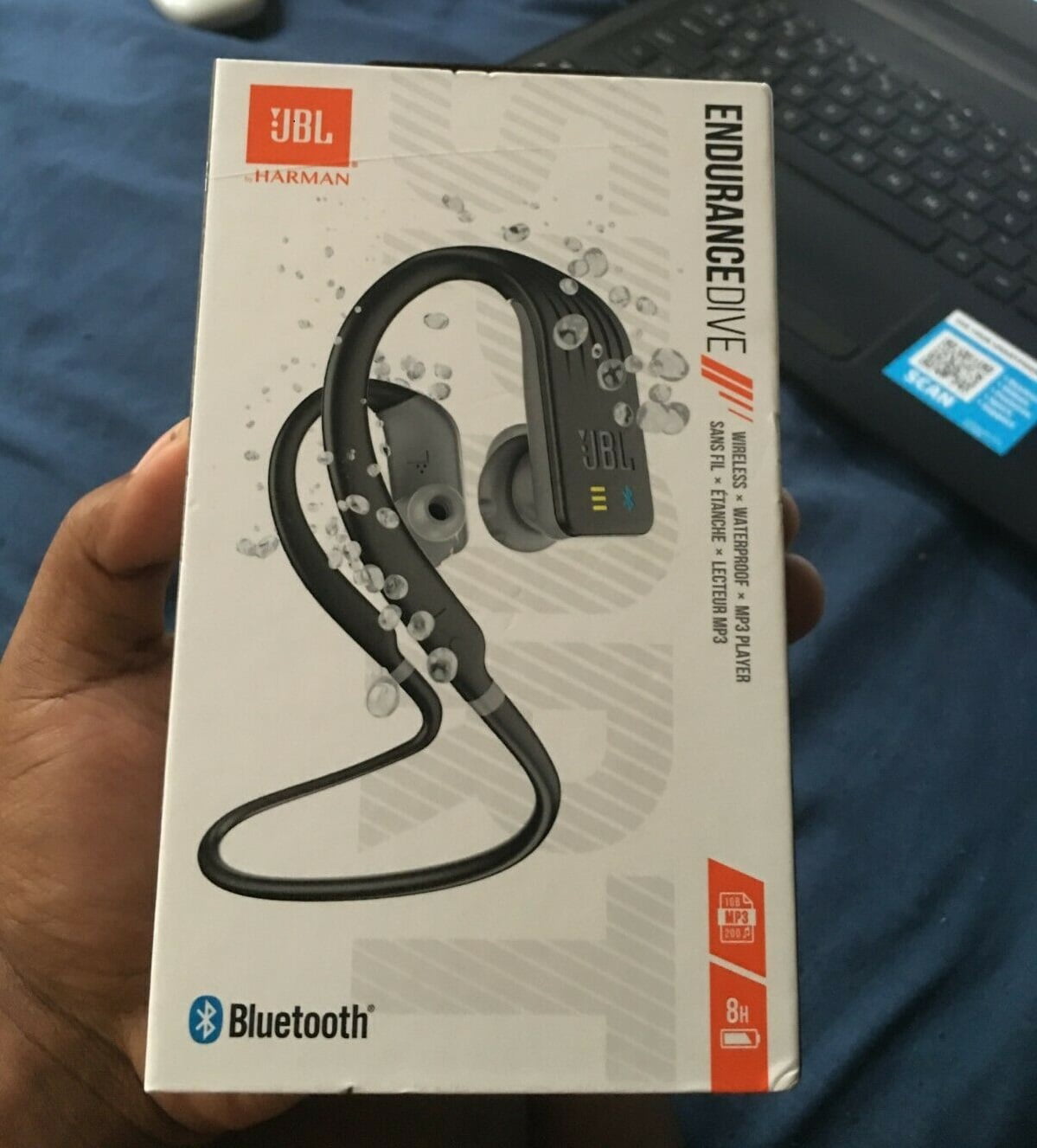 JBLENDURDIVEBAM Dive Sports Headphones with MP3 Player, Black - Walmart.com