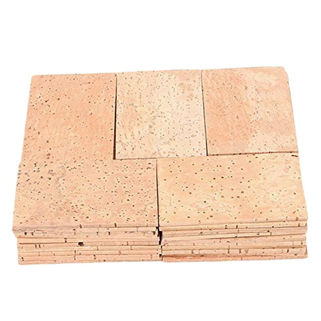 100Pcs Saxophone Neck Cork Sheet 2mm Soprano Tenor Alto Saxophone Clarinet Joint Natural Neck Cork Sheet Natural Kit