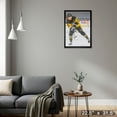 thumbnail image 4 of Kris Letang Pittsburgh Penguins Framed 20x29 Shooting Canvas, 4 of 4