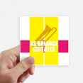 thumbnail image 1 of Juego como equilibrio dicta Adhesivo Cuadrado Impermeable Adhesivo Papel Tapiz Calcomanía Coche, 1 of 1