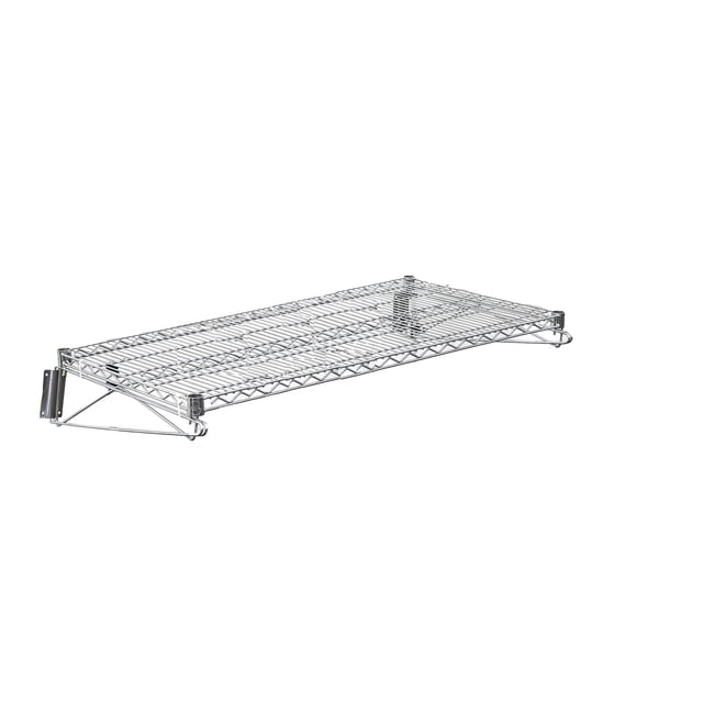 Express KitchQuip Étagère Murale de Rangement en Fil Chromé Robuste (14 Pouces x 30 Pouces)