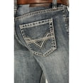 thumbnail image 4 of Rock & Roll Denim Men's And Double Barrel Medium Wash Relaxed Bootcut Jeans Medium Wash 29W x 32L  US, 4 of 4