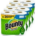 thumbnail image 1 of White. 8 Double Plus Rolls = 20 Regular Rolls - Paper Towels, 1 of 3