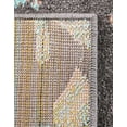 thumbnail image 5 of Unique Loom Whimsy Kids Collection Area Rug - Butterflies (2' 2" x 6' 1" Runner Charcoal Gray/Blue), 5 of 9