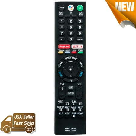 RMF-TX310U Voice Remote Control for Sony TV XBR-60X830F XBR-43X800G XBR-55X900F