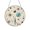 4in10cm, variant on Star Retro Mid Century Vintage Atomic Art Stained Glass Sun Catcher, 4in10cm, Window Hanging Ornament Garden Patio Wall Door Home Decor Gift