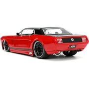 1965 Custom Red and Black Bigtime Muscle Series 1/24 Diecast Model Car by Jada 34202(Selections May Vary)