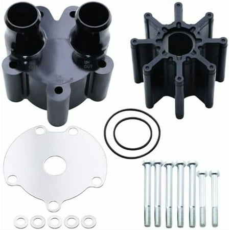 46-807151A14 Water Pump Impeller Kit With Housing for MerCruiser Alpha Bravo Engines for Sierra 18-3150 Quicksilver 807151A14 Mercury 807151A14 46-807151A7 Water Pump Housing and Impeller Repair Kit