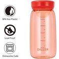 thumbnail image 4 of Mini Plastic Water Bottle without Straw, 10 oz Small Plastic Bottle BPA Free & Safe for Girls, Kids, Fast Flow, Durable for Milk Tea (Red), 4 of 5
