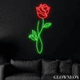 thumbnail image 4 of Glowneon Rose Neon Sign, Rose Flower Led Sign, Flower Shop Decor, 4 of 4