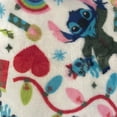 thumbnail image 3 of Big One Oversized Plush Disney Stitch Christmas Throw Blanket, 5'x6', 3 of 4