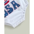 thumbnail image 6 of 4th of July Baby Girl Boy Clothes USA Flag One Piece Romper Bodysuit Summer Independence Day Baby Clothes, 6 of 7