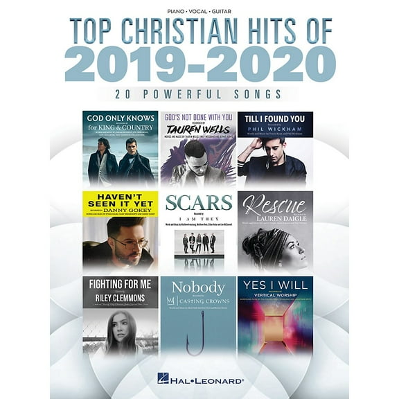 Hal Leonard Top Christian Hits of 2019-2020 Piano/Vocal/Guitar Songbook