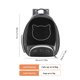 thumbnail image 3 of Mochila para gatos Bolsa de viaje para gatos de malla transpirable Diseño de apertura frontal para uso en exteriores Sywqhk Libre de BPA, 3 of 3