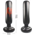 thumbnail image 3 of 63” Inflatable Standing Punching Bag Heavy Training Inflatable Boxing Bag Fitness Training Sport Column Stress Relief Boxing Target with Air Pump for Teen Adults Practice, 3 of 8